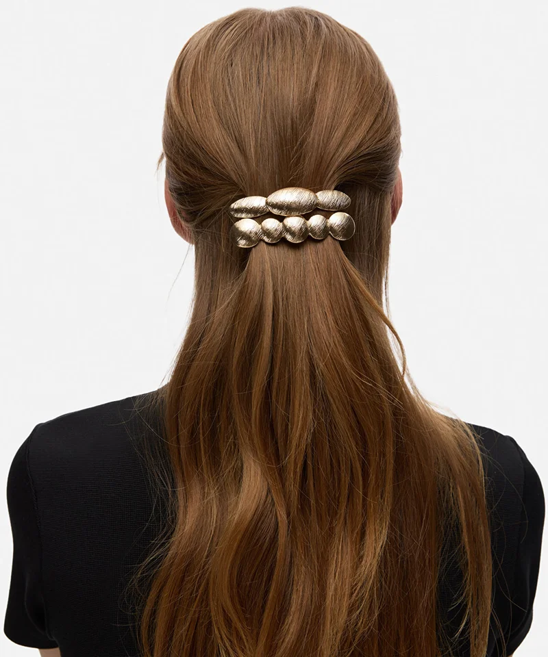 ابيكول Set of Two Textured Hair Clips